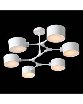 SLE183502-06 Люстра потолочная Белый/Белый E14 6*60W GIMENTO-foto8