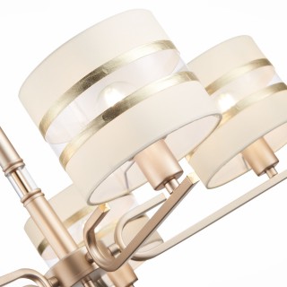 SLE300203-05 Светильник подвесной Шампань/Белый, Золотистый E14 5*40W ALMESE-foto3