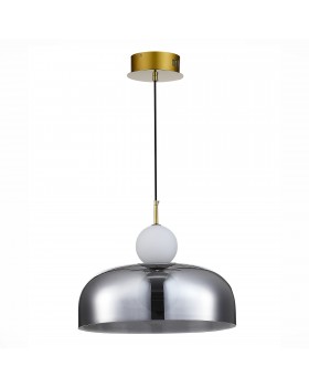 SL6112.203.07 Подвес ST-Luce Золотистый/Молочно-белый,Прозрачно-Дымчатый LED 1*7W ODE-foto2