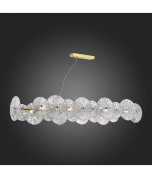 SL1657.213.08 Люстра подвесная ST-Luce Золотистый/Прозрачный E14 8*40W FLERO-foto6