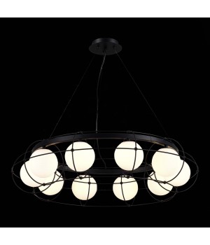 SL1189.403.10 Люстра подвесная ST-Luce Черный/Опал G9 10*5W BEATA-foto4