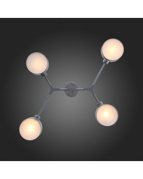 SLE183702-04 Люстра потолочная Серый/Серый E14 4*60W GIMENTO-foto12