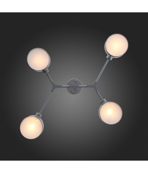 SLE183702-04 Люстра потолочная Серый/Серый E14 4*60W GIMENTO-foto12