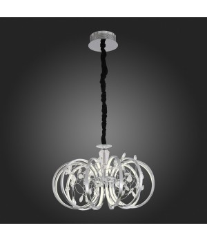 SL923.103.12 Люстра подвесная ST-Luce Хром, Прозрачный/Белый LED 1*70W 4000K OTTAVO-foto7