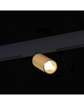 ST807.236.12 Магнитный трековый светильник Золотистый LED 1*12W 3000K 500Lm Ra>90 IP20 D50xH173 48VV SKYLINE 48-foto4