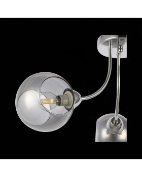 SLE102102-03 Люстра потолочная Хром/Дымчатый E14 3*40W RELOTTE-foto6