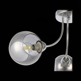 SLE102102-03 Люстра потолочная Хром/Дымчатый E14 3*40W RELOTTE-foto6