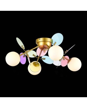 SLE2502-202-04 Люстра потолочная Золотистый/Разноцветный G9 4*5W VOLA-foto4