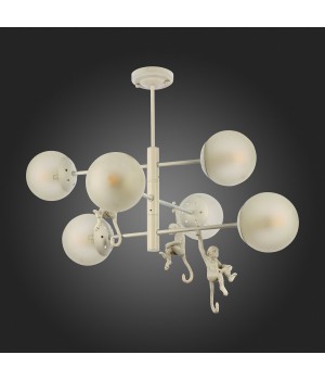 SLE115103-06 Люстра потолочная Белый/Белый E14 6*60W TENATO-foto8