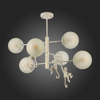 SLE115103-06 Люстра потолочная Белый/Белый E14 6*60W TENATO-foto8