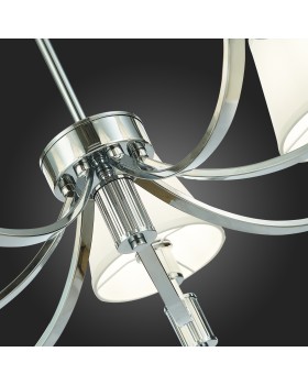 SLE111303-07 Люстра подвесная Хром/Белый E14 7*40W MONZA-foto9