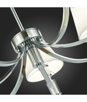 SLE111303-07 Люстра подвесная Хром/Белый E14 7*40W MONZA-foto9