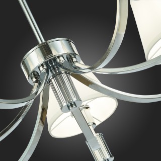 SLE111303-07 Люстра подвесная Хром/Белый E14 7*40W MONZA-foto9