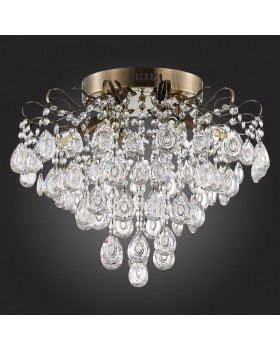 SLE160102-06 Светильник потолочный Бронза/Прозрачный E14 6*60W KAME-foto4