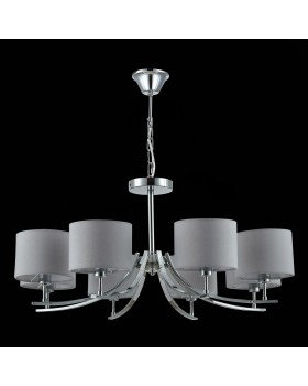 SLE105303-08 Люстра подвесная Хром/Серый E14 8*40W LINDA-foto8