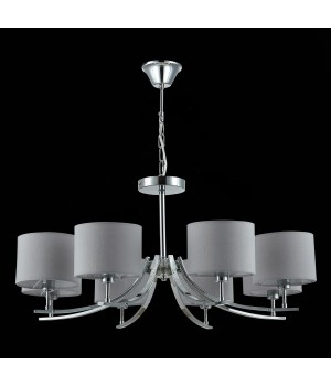 SLE105303-08 Люстра подвесная Хром/Серый E14 8*40W LINDA-foto8