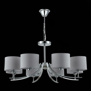 SLE105303-08 Люстра подвесная Хром/Серый E14 8*40W LINDA-foto8