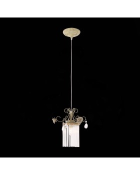 SL425.503.01 Подвес ST-Luce Белый/Прозрачный E14 1*40W PETRA-foto4