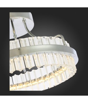 SL383.102.01 Светильник потолочный ST-Luce Хром/Прозрачный LED 1*34W 3000K CHERIO-foto3