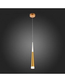SLE200103-01 Светильник подвесной Золотистый/Золотистый, Белый LED 1*7W 3000K ORPELO-foto7