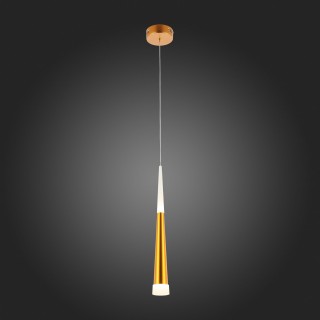 SLE200103-01 Светильник подвесной Золотистый/Золотистый, Белый LED 1*7W 3000K ORPELO-foto7
