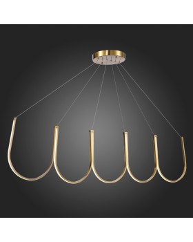 SL6202.213.01 Светильник подвесной ST-Luce Золотистый LED 1*68W 3000K HEIT-foto6