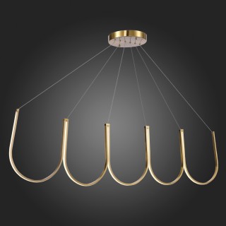 SL6202.213.01 Светильник подвесной ST-Luce Золотистый LED 1*68W 3000K HEIT-foto6