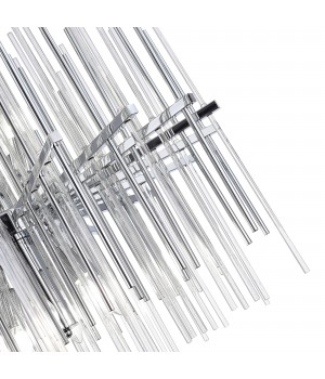 SL1628.103.08 Люстра подвесная ST-Luce Хром/Прозрачный, Хром E14 8*40W TERAMO-foto3