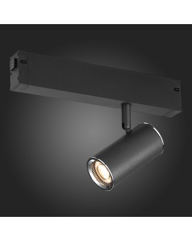 ST504.406.01 Св-к трек. Черный GU10 1*50W IP20 L104xW54xH111 180-240V Без ламп SKYLINE 220-foto3