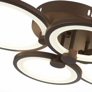 SLE200372-04 Светильник потолочный Кофейный/Белый LED 1*100W 3000-6000K LETO-foto6