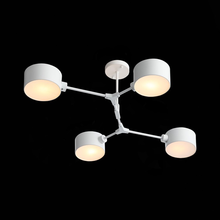 SLE183502-04 Люстра потолочная Белый/Белый E14 4*60W GIMENTO