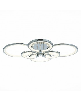 SLE200312-06 Светильник потолочный Хром/Белый LED 1*168W 3000-6000K LETO