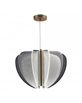 SL6509.203.01 Светильник подвесной ST-Luce Золотистый/Прозрачный LED 1*45W 4000K FESALE-foto3