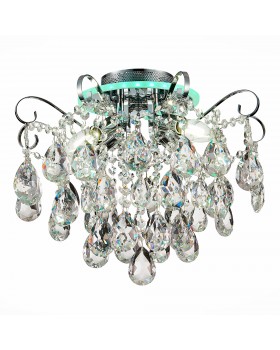 SLE160002-04 Светильник потолочный Хром/Прозрачный E14, LED 4+1*40/5(подсветка)W LITERO-foto14