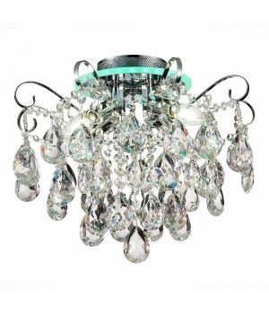 SLE160002-04 Светильник потолочный Хром/Прозрачный E14, LED 4+1*40/5(подсветка)W LITERO-foto14