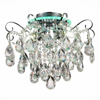 SLE160002-04 Светильник потолочный Хром/Прозрачный E14, LED 4+1*40/5(подсветка)W LITERO-foto14