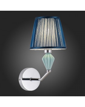SLE1116-101-01 Бра Хром/Голубой E14 1*40W BALNEA-foto4