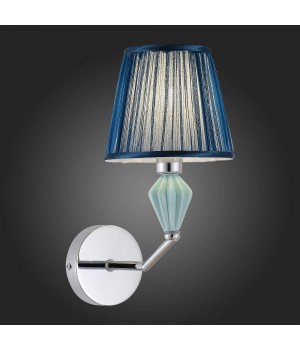 SLE1116-101-01 Бра Хром/Голубой E14 1*40W BALNEA-foto4