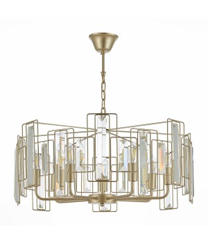 SLE103403-07 Люстра подвесная Шампань/Прозрачный E14 7*40W GIANO-foto2