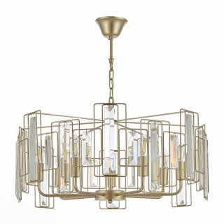 SLE103403-07 Люстра подвесная Шампань/Прозрачный E14 7*40W GIANO-foto2