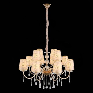 SL176.203.12 Люстра подвесная ST-Luce Золото, Прозрачный/Бежевый, Золото E14 12*40W AUMENTATO-foto7