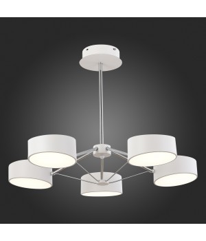 SLE6005-502-05 Светильник потолочный Белый/Белый LED 5*10W VALLE-foto7