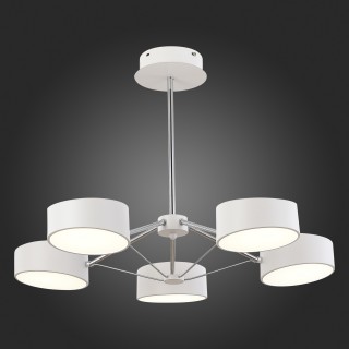 SLE6005-502-05 Светильник потолочный Белый/Белый LED 5*10W VALLE-foto7