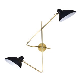 SL1803.201.02 Бра ST-Luce Золотистый, Черный/Черный E27 2*60W JARRO-foto2