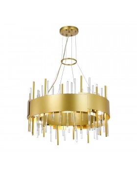 SL1633.203.12 Люстра подвесная ST-Luce Матовое золото/Матовое золото,Прозрачный E14 12*40W OLVERA-foto3