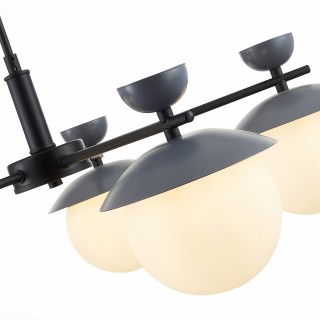 SLE220202-05 Светильник потолочный Черный, Серый/Белый G9 5*5W GENOVA-foto3