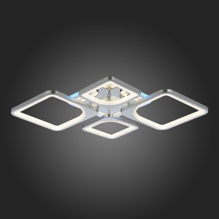 SLE500312-04RGB Светильник потолочный Хром/Белый LED 1*112W RGB 8W 3000-6000K GIURA-foto7