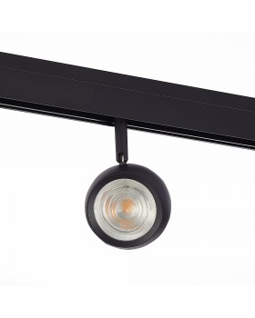 ST355.446.10 Магнитный трековый светильник Черный LED 1*10W 4000K 470Lm Ra>80 36° IP20 L120xW50xH176 48V SKYLINE 48-foto2