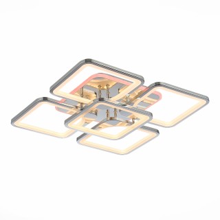 SLE500412-05RGB Светильник потолочный Хром/Белый LED 1*170W RGB 10W 3000-6000K VALIA-foto2