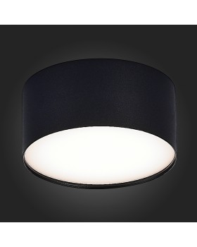 ST606.442.12 Светильник потолочный Черный LED 1*12W 4000K 1 080Lm Ra>85 120° IP20 D120xH55 185-265V Накладные светильники-foto4